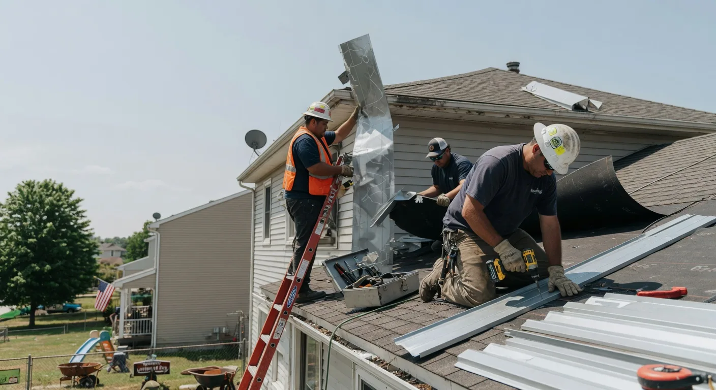 Storm Damage Metal Roof Repair in Red Boiling Springs, TN